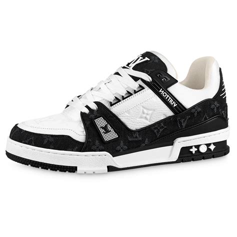 louis vuitton shoes men white|lv shoes white and black.